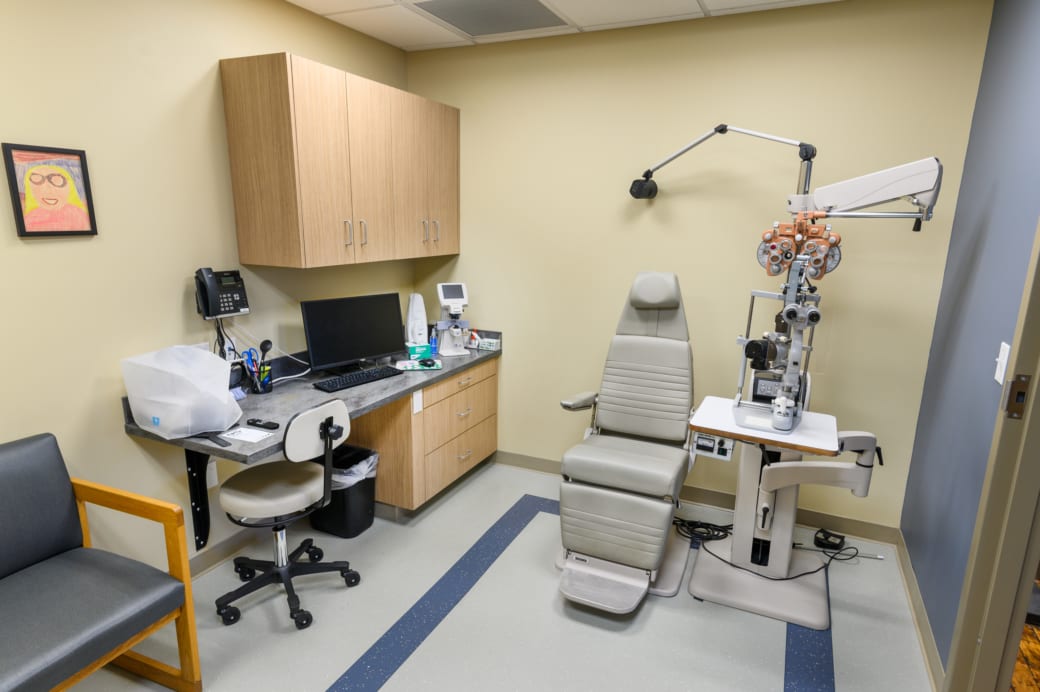 Optometrist Exam Room