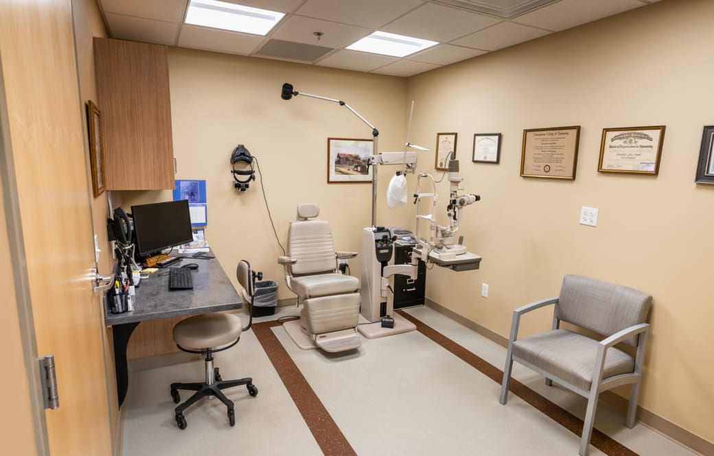 Optometrist Exam Room