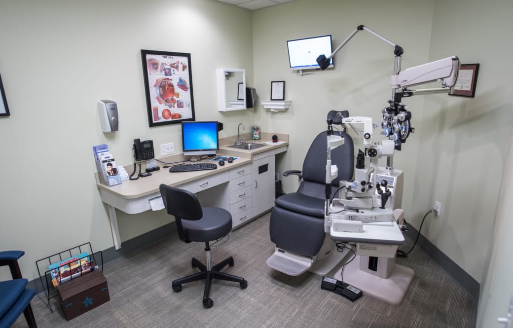 Optometrist Exam Room