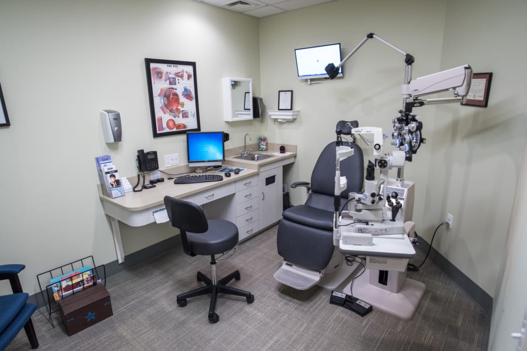 Optometrist Exam Room
