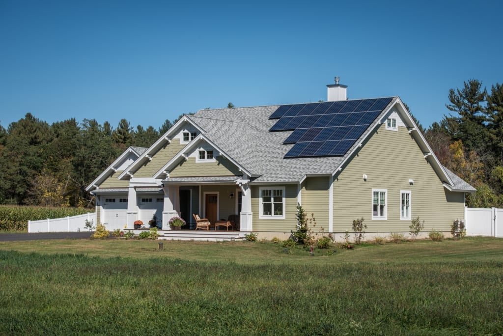 Exterior Light Green House